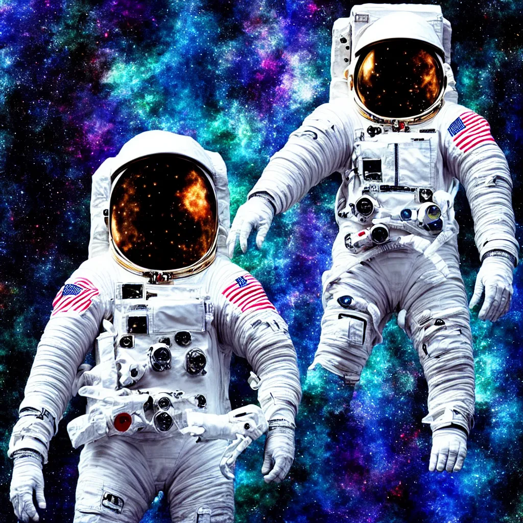 Image similar to astronaut suit, in deep dark cosmos portrait watercolor dramatic lighting cinematic establishing shot extremely high detail foto