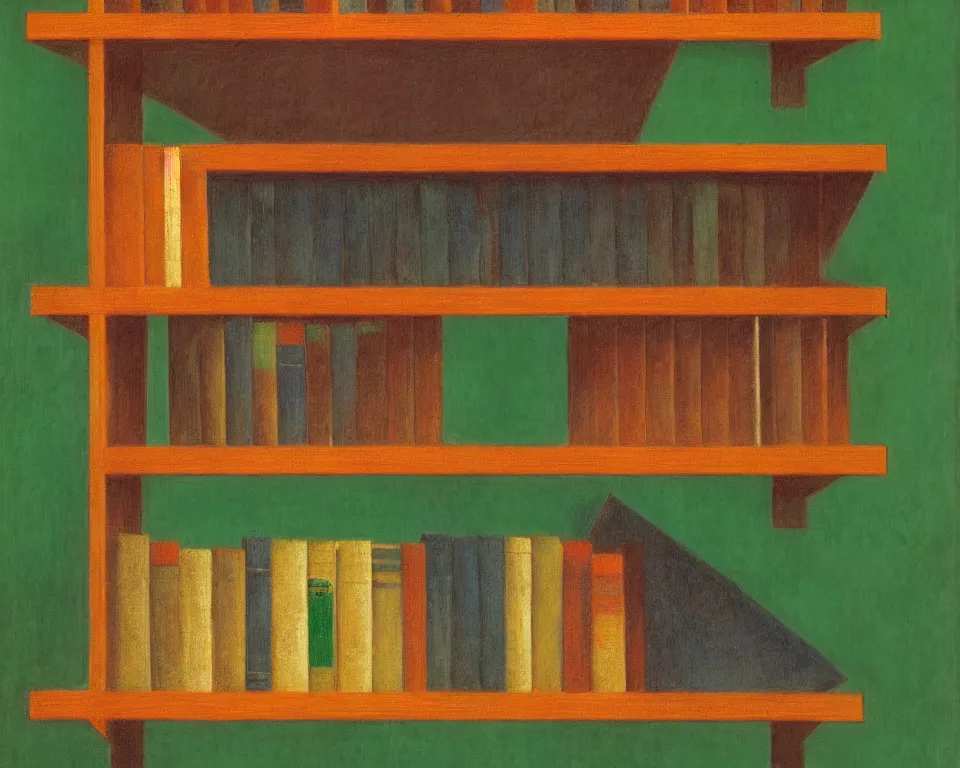 Prompt: one small bookshelf in the rainforest, featuring gavels, by raphael, hopper, and rene magritte. hyperdetailed, proportional, romantic, enchanting, achingly beautiful, graphic print, trending on artstation, jungle, tropical, foliage