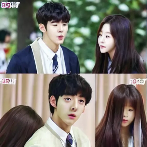 Image similar to “Nam joo-hyuk and Cha eun-woo in a K-drama”