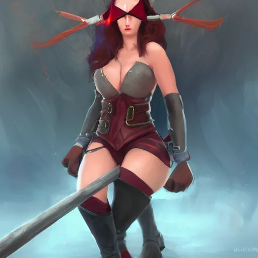 Image similar to Hot fire giantess, sitting down, lap pillow to masked man, fire in hand, warrior queen, concept art, artstation, 4k