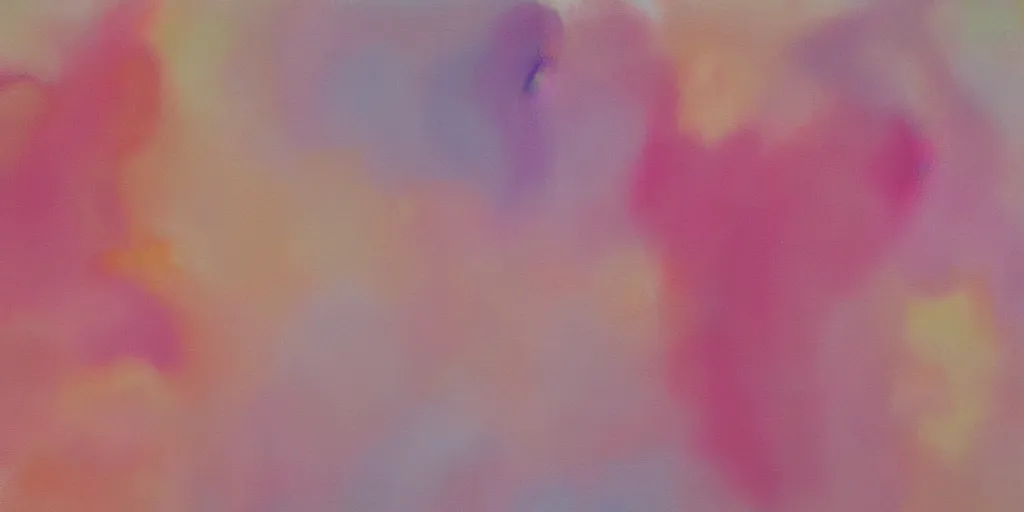 Prompt: an abstract painting of blush pastel blobs with smooth color transitions