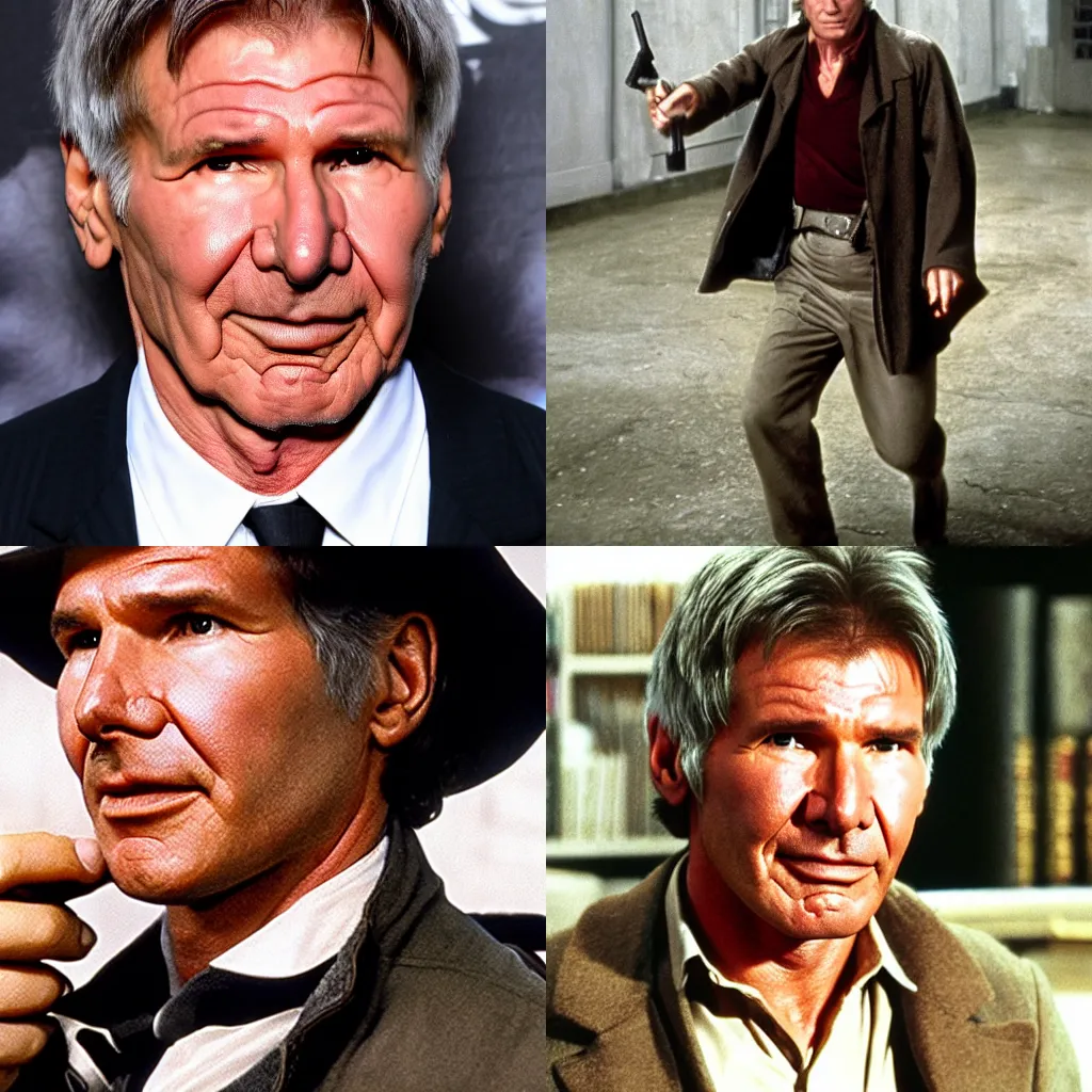 Prompt: Harrison Ford playing Sherlock Holmes