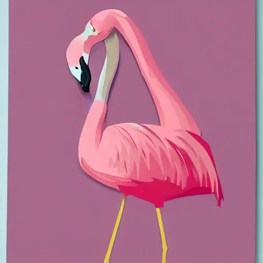 Image similar to flamingo