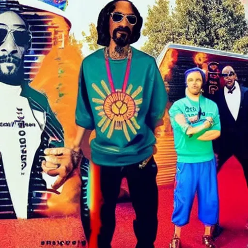 Prompt: snoop dogg as galactic ambasador to bluntopia prime