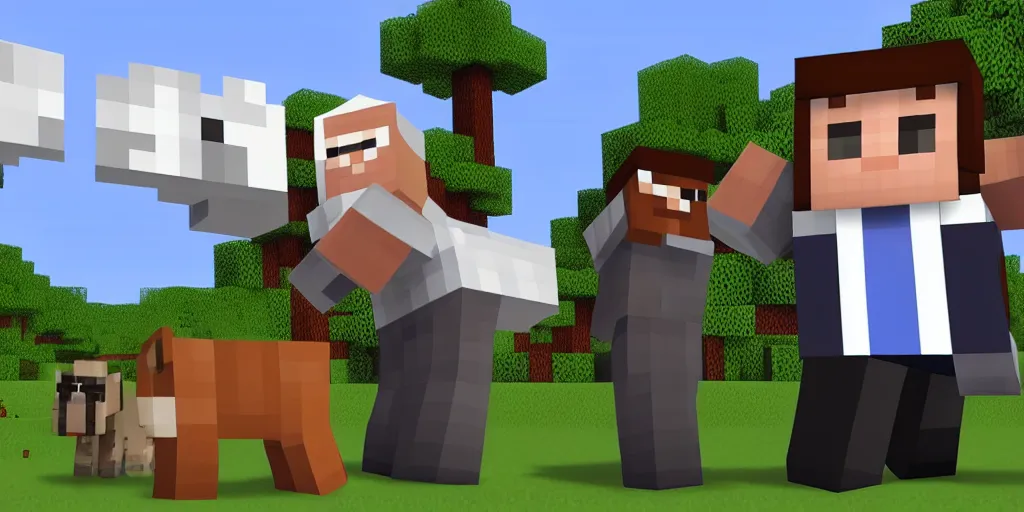 Prompt: obama in minecraft, cinematic, epic, high detail