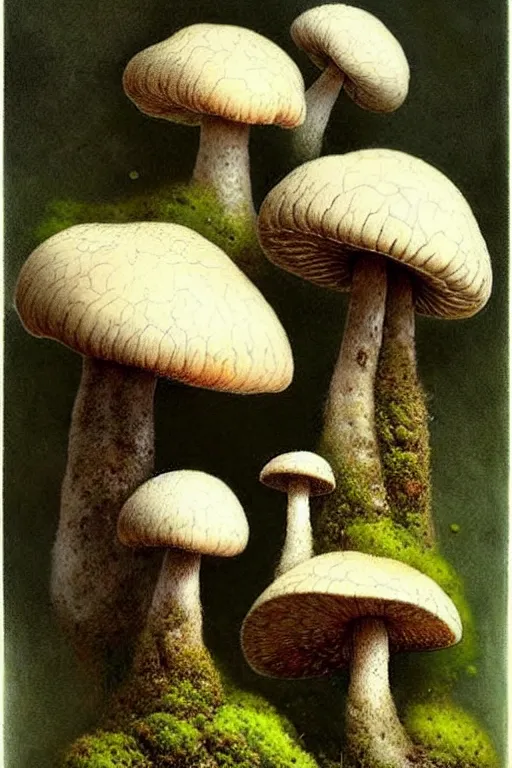 Image similar to soft texture muted saturation!!!!!!!!!!! ( ( ( ( gouache giant flowers, giant mushrooms, moss granular dripping running. ) ) ) ) ) by jean baptiste monge!!!!!!!!!!!!!!!!!!!!!!!!!!!!!!