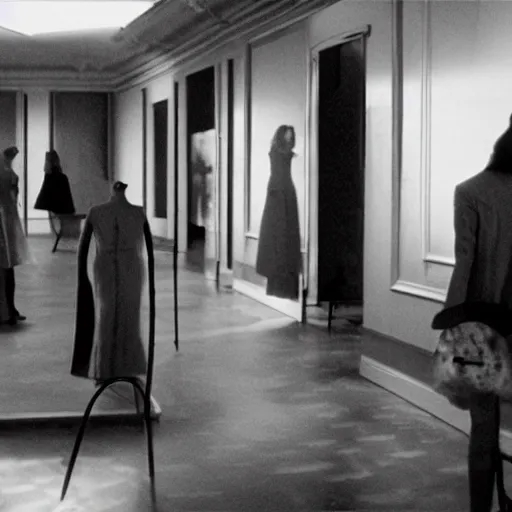 Image similar to The Backrooms, Stanley Kubrick cinematography