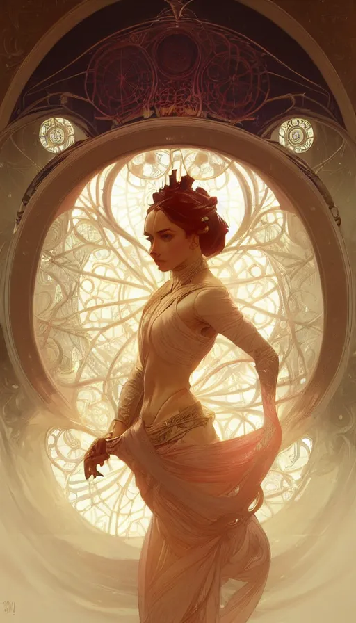 Image similar to a mechanical orb, religious, elegant, intricate, digital painting, artstation, concept art, smooth, sharp focus, illustration, art by artgerm and greg rutkowski and alphonse mucha, no people