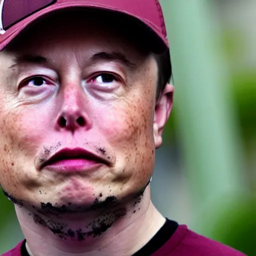 Prompt: elon musk as a homeless man, 4 k