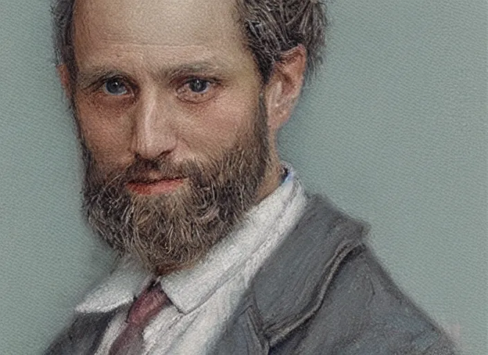 Prompt: a highly detailed tiny portrait of a dentist, james gurney, james jean