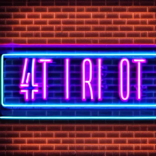 Prompt: neon sign with inscription'error 4 0 4'in retro style, photography, ultra detailed, cinematic