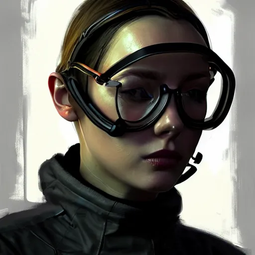 Image similar to portrait of alyx vance from half - life 2, hl 2, videogame. techwear, sci - fi, intricate, elegant, highly detailed, digital painting, artstation, concept art, smooth, sharp focus, illustration, by bartek fedyczak, erak note, tooth wu, neil richards, kan liu, siwoo kim, jisu choe