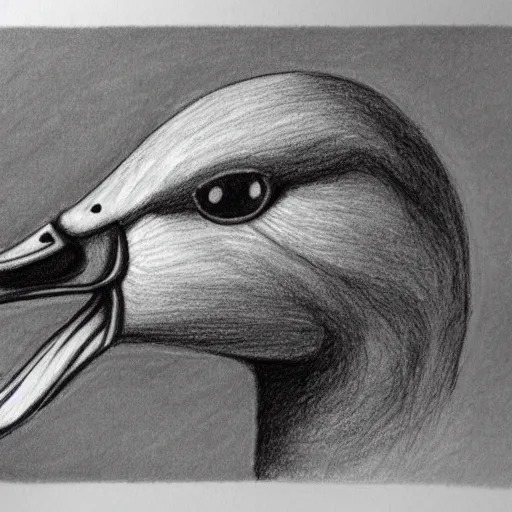 Image similar to scary drawing of Duck