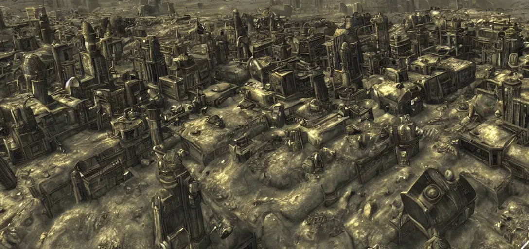 Image similar to Vault City from Fallout 1