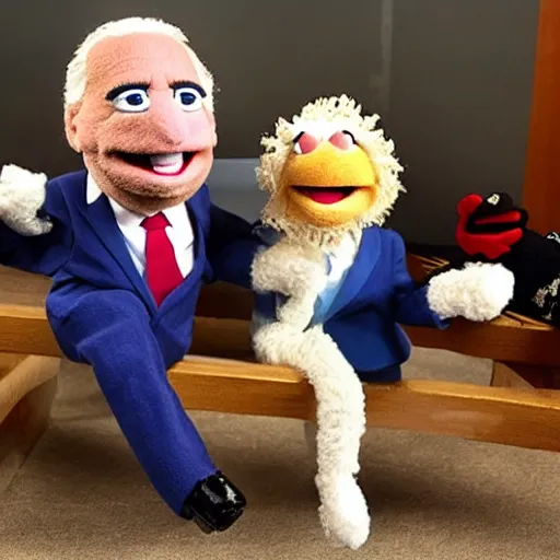 Image similar to joe biden as a muppet