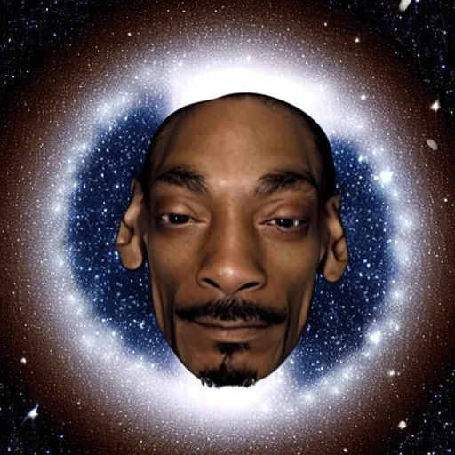 Prompt: A constellation that resembles the face of Snoop Dogg