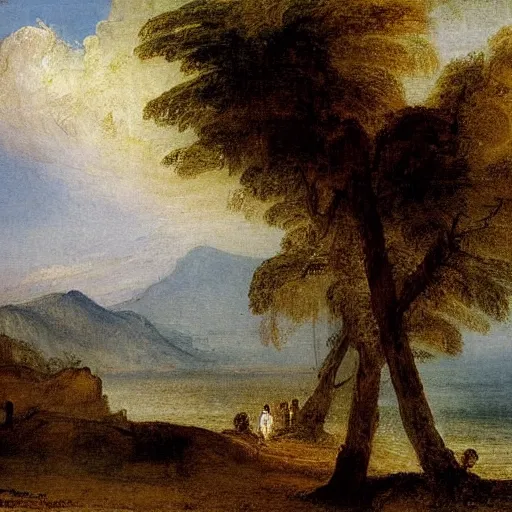 Prompt: paraty painted by william turner