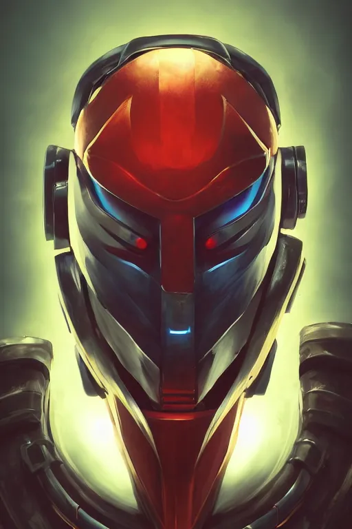 Image similar to epic mask helmet robot ninja portrait stylized as fornite style game design fanart by concept artist gervasio canda, behance hd by jesper ejsing, by rhads, makoto shinkai and lois van baarle, ilya kuvshinov, rossdraws global illumination radiating a glowing aura global illumination ray tracing hdr render in unreal engine 5