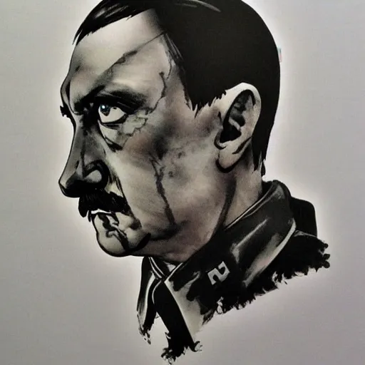 Image similar to Adolf Hitler by Yoji Shinkawa