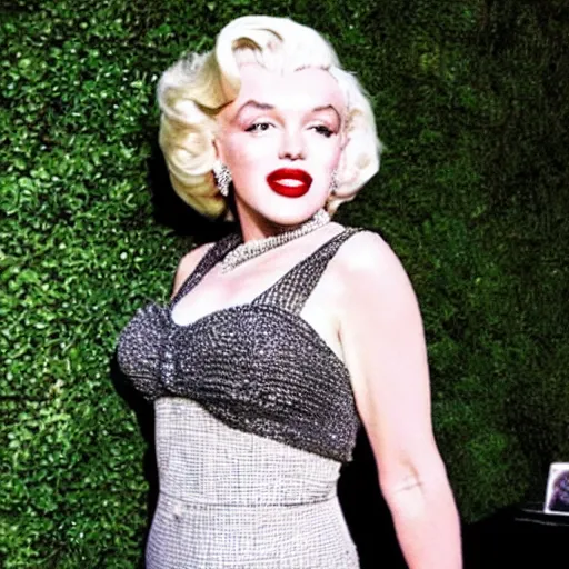 Prompt: Marilyn Monroe dressed in 2020 fashionable clothes, trending on instagram