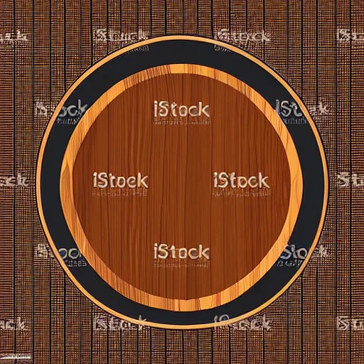 Image similar to lathe inside wooden bowl, vector art, simple