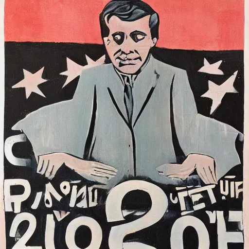 Prompt: the point, the aftermath of the 2 0 2 0 election showed how fragile democracy can be. so fragile that one man, who hasn't been in national office in decades, may have single - handedly saved it, soviet art