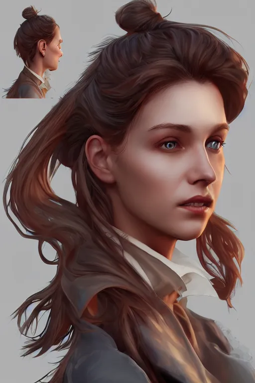 Image similar to elizabeth bennett, detailed art, artstation