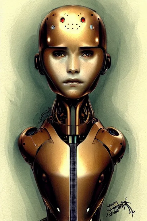 Image similar to humanoid robot from ex machina by jean - baptiste monge