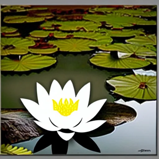 Image similar to zen elegant lotus