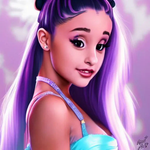 Image similar to ariana grande as an ogre fantasy art 4k