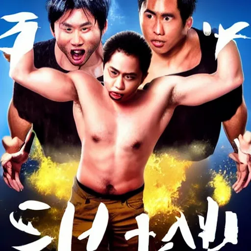 Prompt: Gachimuchi movie poster
