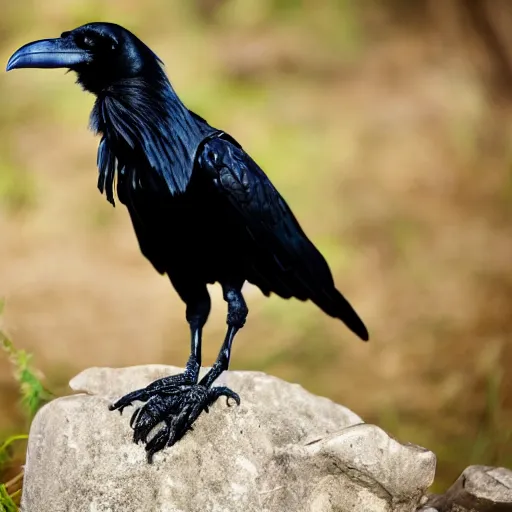 Image similar to humanoid raven posing for modeling