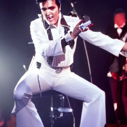 Image similar to elvis presley performing at eurovision 2 0 2 2