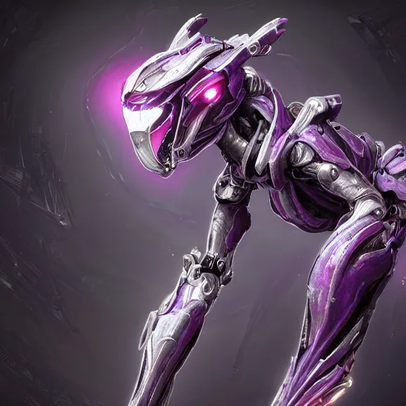 Image similar to extremely detailed front shot of a giant beautiful stunning goddess anthropomorphic hot robot mecha female dragon, silver sharp streamlined armor, detailed mawshot, glowing Purple LED eyes, standing elegantly, eating and swallowing a tiny human, food pov, micro pov, vore, dragon art, warframe fanart, Destiny fanart, macro art, furry art, furaffinity, DeviantArt, Eka's Portal, G6