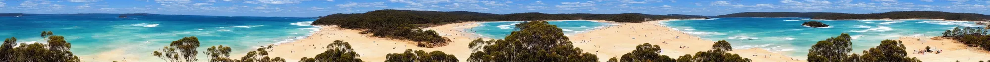 Prompt: A stunning Australian Beach