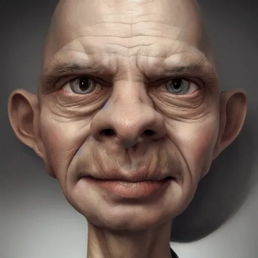 Prompt: funny head caricature, artgem, digital painting, color painting, hyperrealistic, concept art, oil painting, masterpiece, concept art, trending on deviantart, realistic and detailed face, highly detailed, high quality, 8 k, soft lighting, fancy colors, fantasy, cinematic, high coherence
