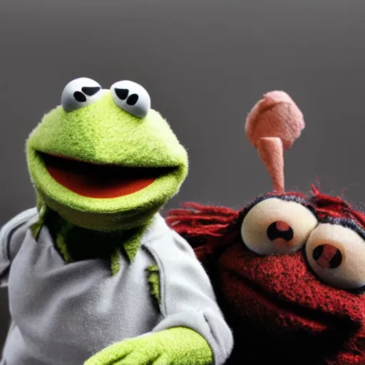 Prompt: muppet of the rock