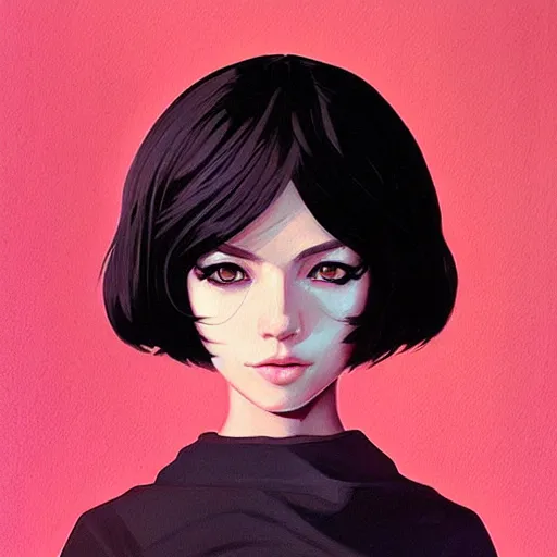 Image similar to a beautiful painting portrait artwork of a priestess by ilya kuvshinov featured on artstation