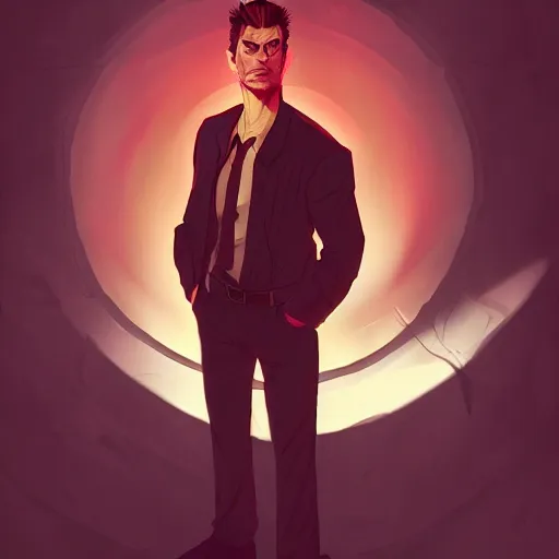 Prompt: John Noble as Tyler Durden, ambient lighting, 4k, anime key visual, lois van baarle, ilya kuvshinov, rossdraws, artstation