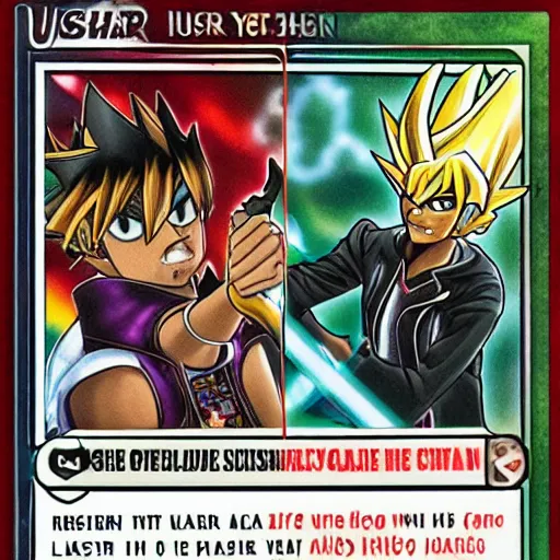 Image similar to Usher Yu-Gi-Oh card