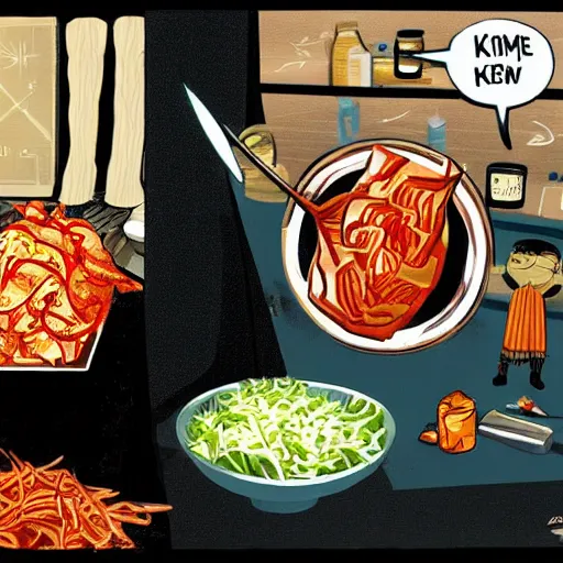 Prompt: revenge of the kimchi, Tim Jacobus