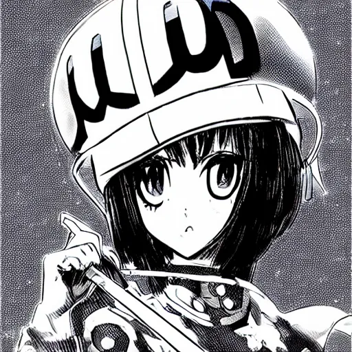 Image similar to kirby as girl, yusuke murata,