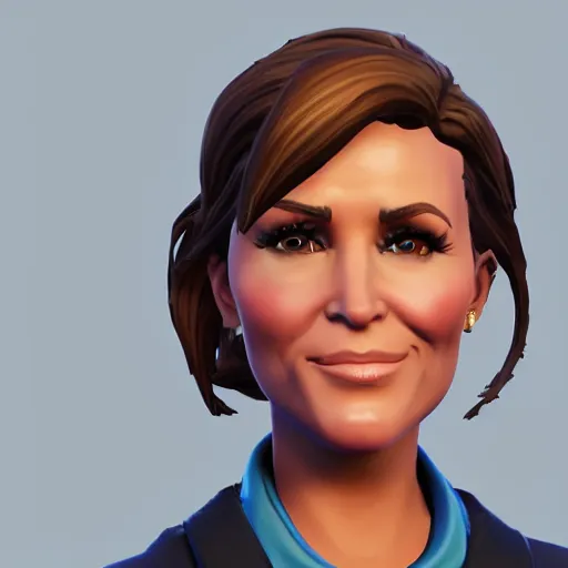 Image similar to a detailed portrait of sarah palin in fortnite, unreal engine 5 rendered, incredibly highly detailed and realistic, 8 k, sharp focus, studio quality