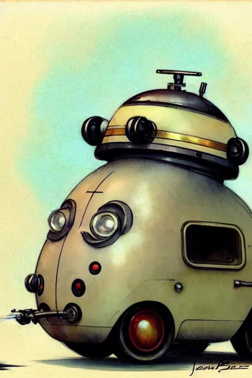 Image similar to ( ( ( ( ( 1 9 5 0 s retro future android robot fat robot panda wagon. muted colors., ) ) ) ) ) by jean - baptiste monge,!!!!!!!!!!!!!!!!!!!!!!!!!