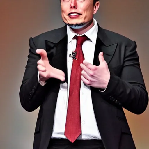 Prompt: elon musk making multiple expressions