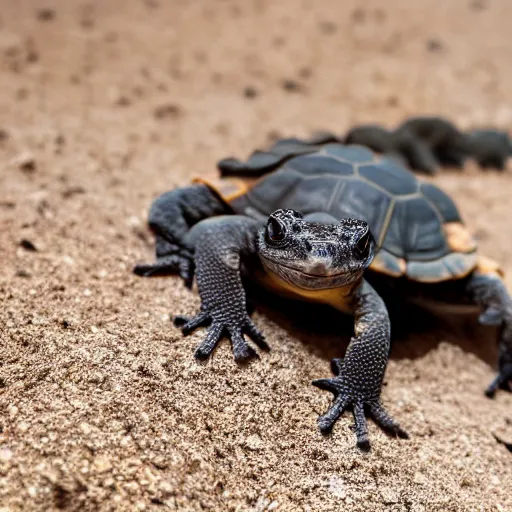 Image similar to an award winning photo of platinum black gecko tortoise looking at the camera, cute, nature photography, National Geographic, 4k