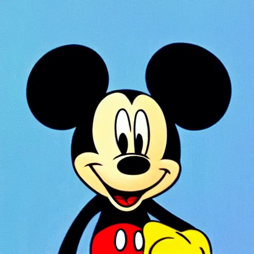 Prompt: mickey mouse is the terminator,