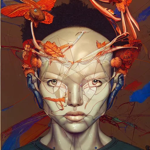 Prompt: citizen portrait soft light painted by james jean and katsuhiro otomo and erik jones, inspired by zimbabwean akira anime, smooth face feature, intricate oil painting, high detail illustration, sharp high detail, manga and anime 1 9 9 9