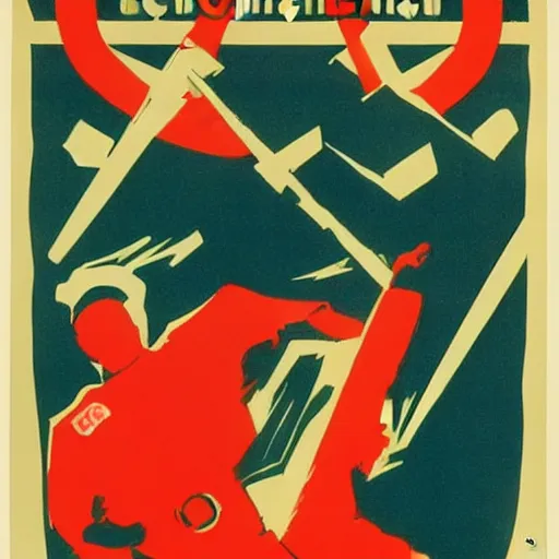 Prompt: soviet propaganda poster about NFTs