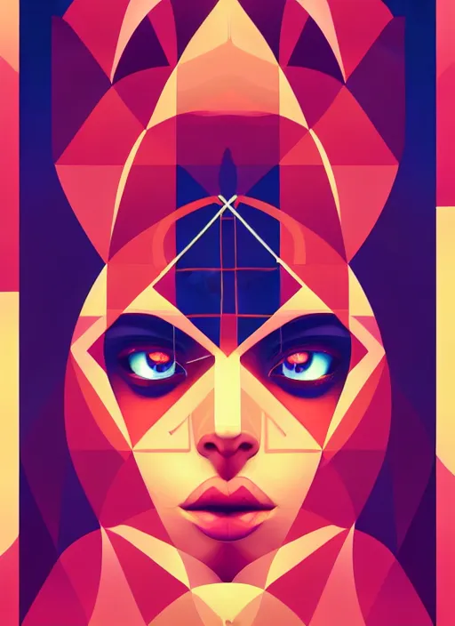 Image similar to symmetry!! vector poster art geometric, centered, detailed, median photoshop filter vector behance, hd by artgerm, jesper ejsing, by rhads, makoto shinkai and lois van baarle, ilya kuvshinov, rossdraws, illustration, art by ilya kuvshinov and gustav klimt